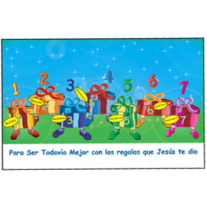 Afiche - Para ser todavía mejor con los regalos que Jesús te dio
