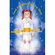 Poster - Good attitudes make you shine (girl 2)