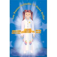 Afiche - Las buenas actitudes te hacen brillar (niña 2)