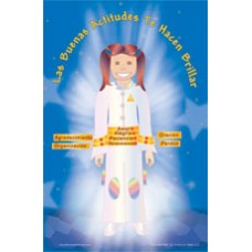 Afiche - Las buenas actitudes te hacen brillar (niña 2)